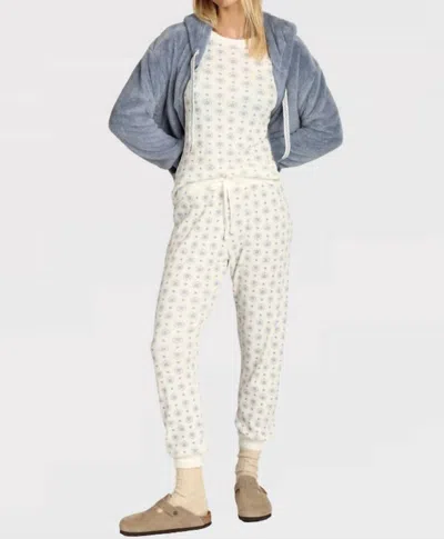 Dylan Heart Classic Thermal Set With Jogger In Vintage White