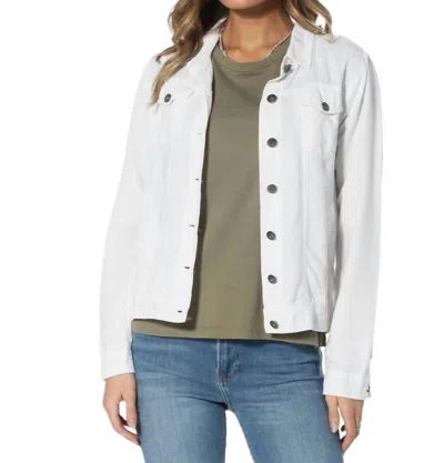 Dylan Jean Jacket In White