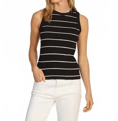 Dylan Jude Stripe Tank Top In Black In Multi