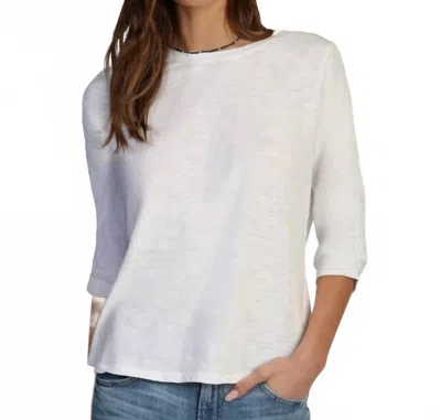 Dylan Julia Knit Top In White