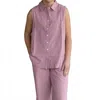 Dylan Kelly Button Top In Soft Pink In Pink