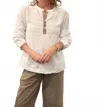 Dylan Lea Blouse In White In White