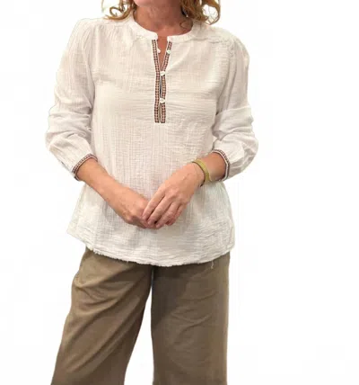Dylan Lea Blouse In White