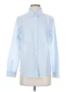 Dylan Long Sleeve Blouse In Blue