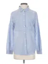Dylan Long Sleeve Blouse In Blue