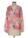 Dylan Long Sleeve Blouse In Pink
