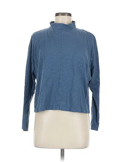 Pre-owned Dylan Long Sleeve Turtleneck In Blue