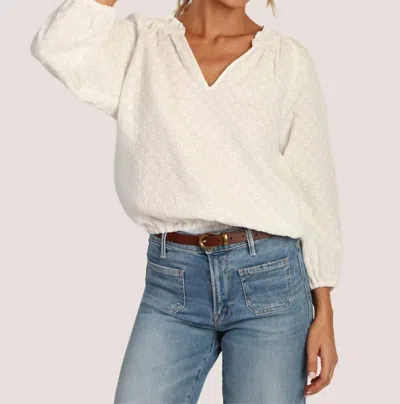 Dylan Marnie Blouse In White