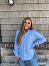Dylan Oxford Button-down Shirt In Light Blue In Blue