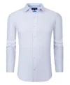 Dylan Park Men's Four Way Stretch Plaid Button Down Dress Shirt