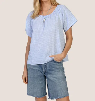 Dylan Parker Raglan Top In Blue