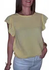 Dylan Presley Tee In Light Yellow In Yellow