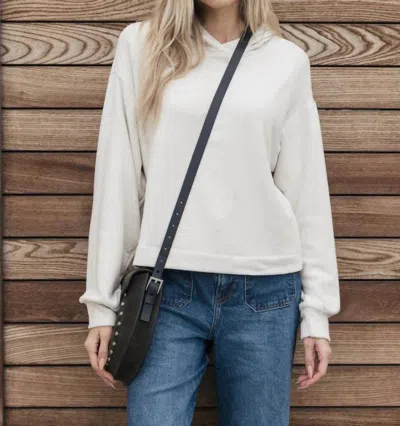 Dylan Pull Over Dream Hoodie In Soft White