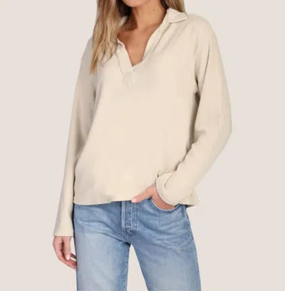 Dylan Riley Popover V-neck In Beach In Multi