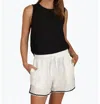 Dylan Sara Pull On Short In Seashell In White