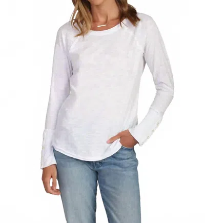 Dylan Shane Raglan Top In White