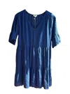 Dylan Shea Dress In Blue In Multi