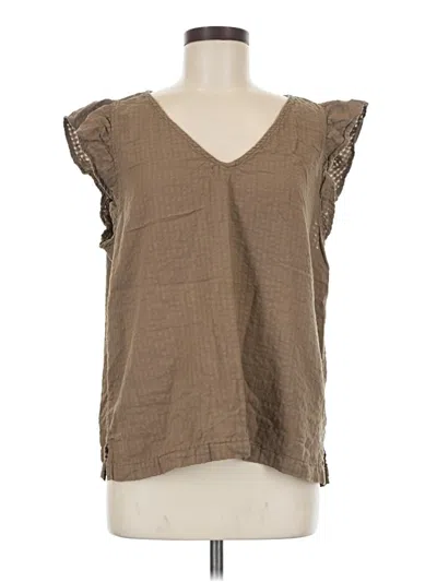 Pre-owned Dylan Sleeveless T-shirt In Brown