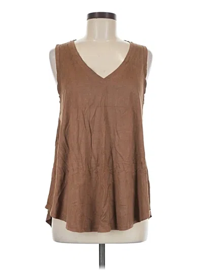 Pre-owned Dylan Sleeveless T-shirt In Brown