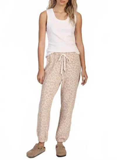 Dylan Soft Lounge Cloud Jogger In Cheetah In Multi
