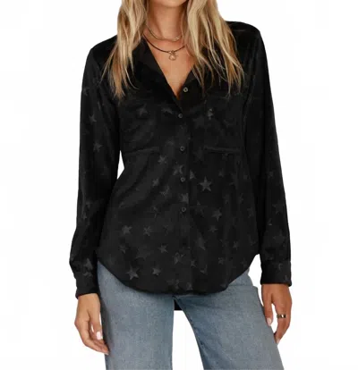 Dylan Star Embossed Maeve Shirt In Black