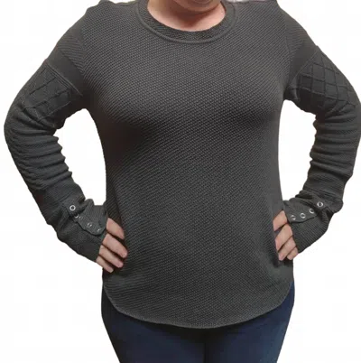 Dylan Stella Crewneck Sweater In Black