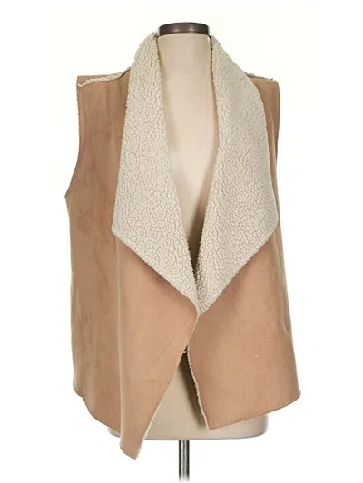 Pre-owned Dylan Sweater Vest In Tan