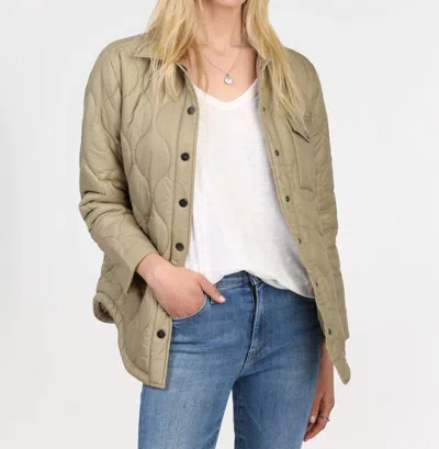 Dylan The Hunter Quilted Jacket In Sage In Multi