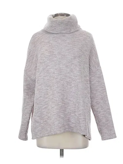 Pre-owned Dylan Turtleneck Sweater In Gray