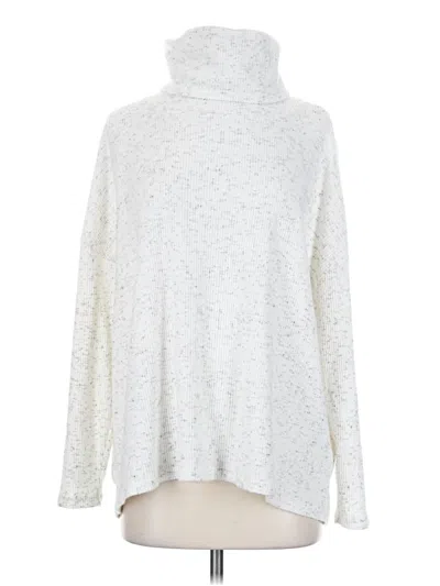 Pre-owned Dylan Turtleneck Sweater In Silver