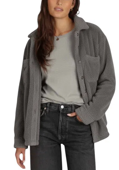 Dylan Two Pockets Shirt In Grey In Gray