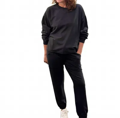 Dylan Women's Anna Crew In Ranch Black In Blue