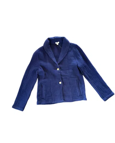 Dylan Women's Blake Gauze Blazer In Navy In Blue