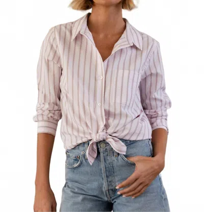 Dylan Women's Jessie Pocket Shirt In Petal In Pink
