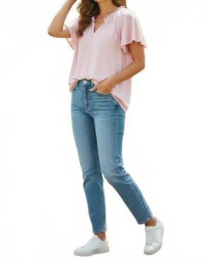 Dylan Women's Jolie Top In Pink