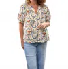 Dylan Women's Mia Blouse In Multi In Multi
