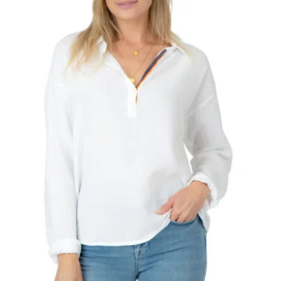 Dylan Women's Reese Pullover In White