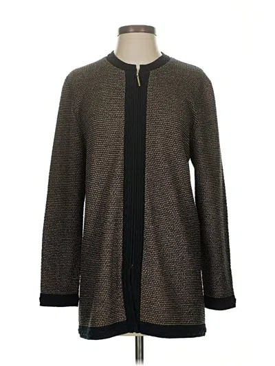 Pre-owned Dylani Knitwear Cardigan Sweater In Brown