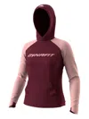Dynafit 24/7 Polarec Hoodie In Red