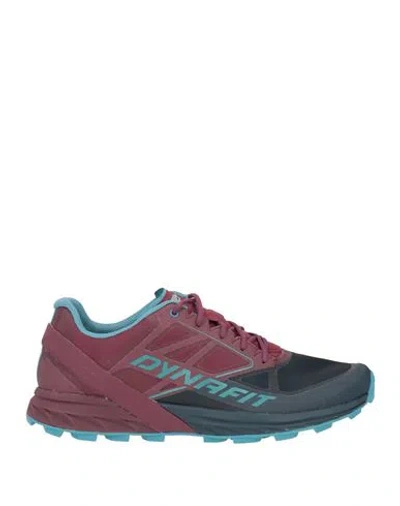 Dynafit Alpine Man Sneakers Burgundy Size 9 Textile Fibers In Red