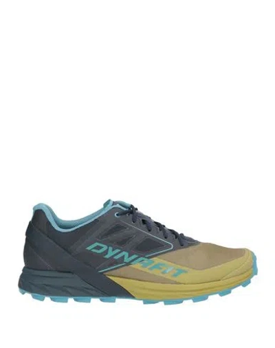 Dynafit Alpine Man Sneakers Military Green Size 9 Textile Fibers In Multi
