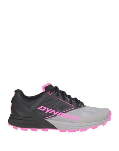 Dynafit Alpine Woman Sneakers Black Size 7 Textile Fibers, Rubber In Multi