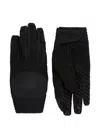 Dynafit Blacklight Softshell Logo-patch Gloves In Black