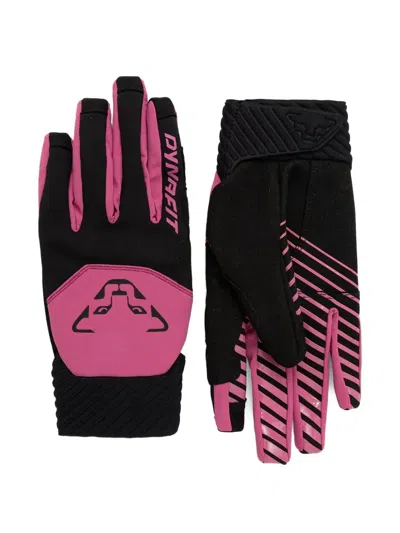 Dynafit Dna Logo-print Panelled Gloves In Multi