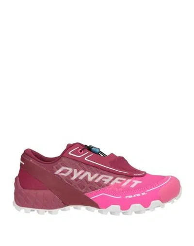 Dynafit Feline Woman Sneakers Fuchsia Size 6.5 Textile Fibers, Synthetic Material In Multi
