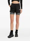 Dynafit Logo-detail Layered Running Shorts In Gray