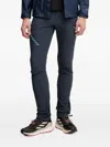 Dynafit Logo-print Performance Trousers In Black