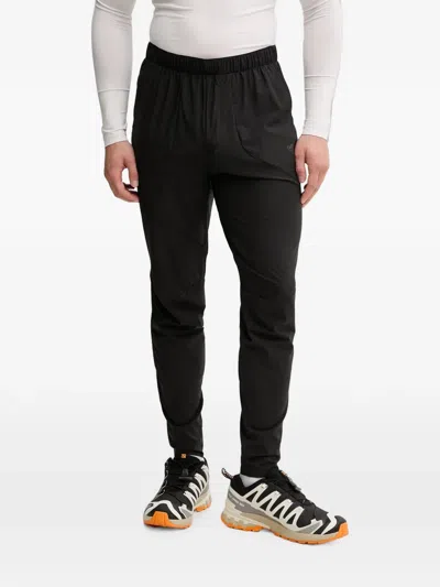 Dynafit Logo-patch Track Pants In Black