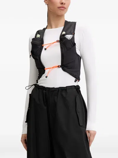 Dynafit Logo-print Mesh-panel Vest In Black