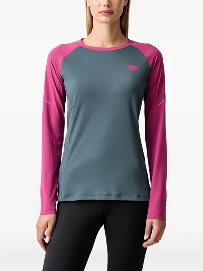 Dynafit Logo-print Raglan-sleeve T-shirt In Multi